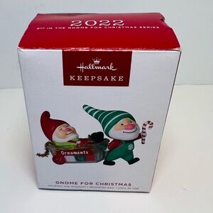 Hallmark 2022 Collectible Christmas ornament #2 in Series Gnome for Christmas
